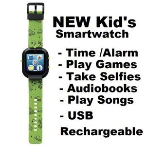 New Boys Silicone Strap Smartwatch Watch STEM TOY Telling Time Camera Alarm